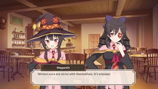 Konosuba Fantastic Days Recruits 121 Get Writing Great Crimson Write Arue English [upl. by Elleimac]