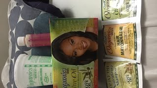 Unboxing Africas Best Organics Olive Oil Conditioning Relaxer System Value Pack NoLye Super [upl. by Nelleeus]