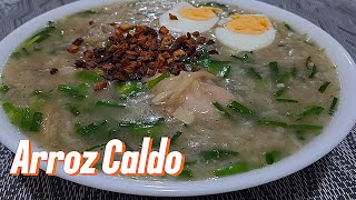 Simple Chicken Arroz Caldo Recipe Filipino Comfort Food [upl. by Nyleve]