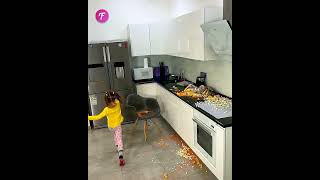 Kitchen clean but family messes it up again shorts [upl. by Nielsen]