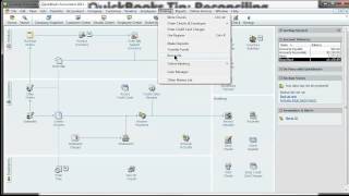 QuickBooks Tip How To Reconcile QuickBooks Accounts [upl. by Declan]