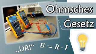 Ohmsches Gesetz Alles quotURIquot Erklärung und praktischer Versuch  Gleichstromtechnik 3 [upl. by Clair]