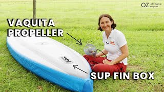 How to Attach the ePropulsion Vaquita Propeller onto a SUP fin box [upl. by Malti553]