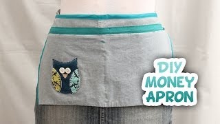 Upcycled Money Apron  How to  Whitney Sews [upl. by Zeuqirdor]