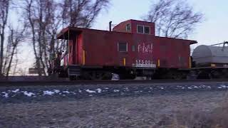 Norfolk Southern 6353 leads a manifest with a Norfolk amp Western in Dearborn MI [upl. by Glaab]