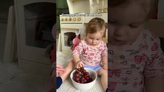 Seedless Grapes baby babyshorts cutebaby funnybaby babygirl babyvideos babylife mom [upl. by Nunci692]