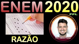 ENEM 2020 PPL  RAZÃO  Após o término das inscrições de um concurso cujo número de vagas é fixo [upl. by Nnep141]