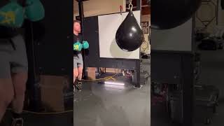 CANELO ALVAREZ CRACKS THE UPPERCUT BAG IN PREPARATION FOR GGG FIGHT [upl. by Belier]