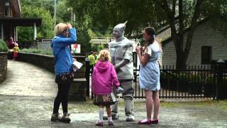 National Trust Wales Aberdulais Tinworks amp Water Falls Dorothy and the TinMan [upl. by Jard]