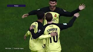 REAL VALLADOLID X RCD GRANDE JOGO LA LIGA 🥅🥅⚽️🎮 GAMEPLAY EFOOTBALL PES2021 PS4 [upl. by Fried455]