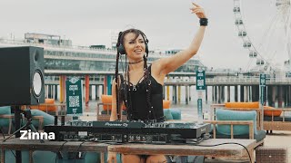 Zinna  Live  DJanesnet The Hague Scheveningen 4K Melodic Techno amp Progressive House DJ Mix 2023 [upl. by Ecnerewal728]