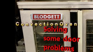 Solving some Blodgett convection oven door issues [upl. by Ku]