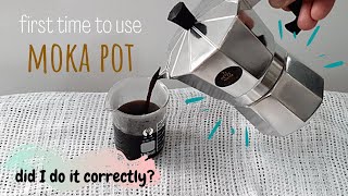 How to use Moka Pot for the very first time│Ching Ching 씨 Home Vlog [upl. by Oria238]