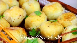 Easy Potato Balls Recipe  Fried Potato Balls  Quick amp Easy Snack Recipe  Potato Snack [upl. by Ahsilyt]