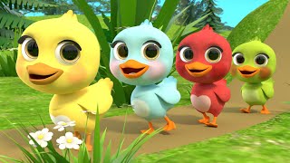 5 Little Ducks song  Newborn Baby Songs amp Nursery Rhymes [upl. by Oag]