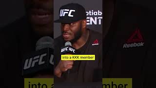 Derrick Lewis vs the KKK  Derrick Lewiss Run in With a Racist Before the UFC mma ufc shorts [upl. by Balbinder]