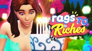 BIRTHDAY SURPRISE 🎂🎉  The Sims 4 Rags To Riches 15 [upl. by Ranite298]