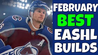 Best EASHL Builds of February  NHL 22 [upl. by Korella951]