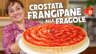 CROSTATA FRANGIPANE ALLE FRAGOLE Ricetta Facile  Fatto in Casa da Benedetta [upl. by Ahseenal343]