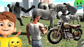 Indian bike driving 3dNew update crocodile latest story zebra🦓 Animals All cheat code [upl. by Henarat869]