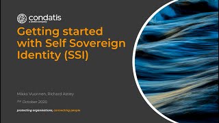 Getting started with selfsovereign identity SSI [upl. by Reine]