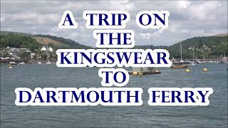 D26390vid The Kingswear  Dartmouth Ferry in South Devon [upl. by Netsyrk96]