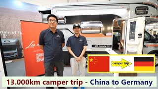 we came from China to Germany with our Campers [upl. by Eillo]