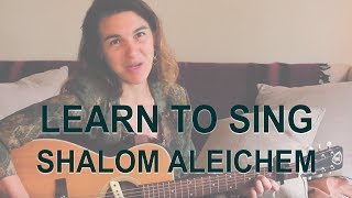 Shalom Aleichem  lyrics and singing with Alicia Jo Rabins [upl. by Husha]