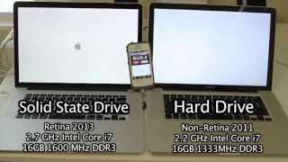 MacBook Pro 15quot  HD vs SSD  speed amp weight   MicBergsma [upl. by Mutz]