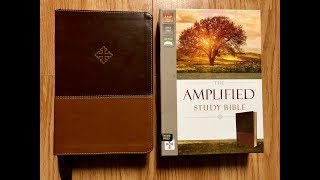 Amplified Study Bible Large Print Review [upl. by Brainard]