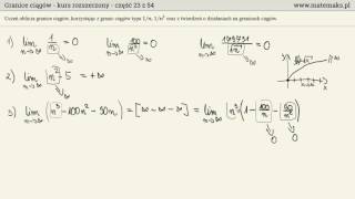 Granice ciągów  kurs do poziomu rozszerzonego [upl. by Kirsten447]