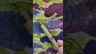 Mindfulness Art Therapy relaxing watercolor art [upl. by Naesal]