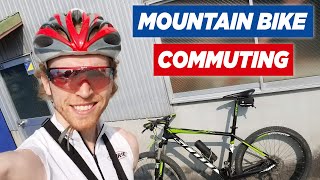 I Tried Mountain Bike Commuting  How Does it Compare to a Road Bike [upl. by Ashia]