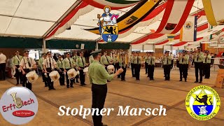 BTK Königshoven Blaskapelle Erftblech Das Original Stolpner Marsch Schützenfest Königshoven 2023 [upl. by Anairo293]