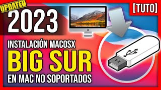 TUTORIAL INSTALAR macOS Big Sur en Apple Mac NO SOPORTADO con OPENCORE LEGACY PATCHER OCLP en 2023 [upl. by Ycaj]