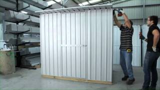 Shed Assembly  Flat or Sloping Roof  Garden Master Sheds [upl. by Eedya]