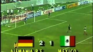 Penales Alemania vs Mexico Relato Pablo Zaro Mundial Mexico 1986 [upl. by Youngman]