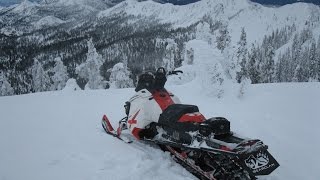 Backcountry Snowmobiling Adventures  Boondocking and Hill Climbing to the Top 2015 GOPRO HD [upl. by Kwasi988]