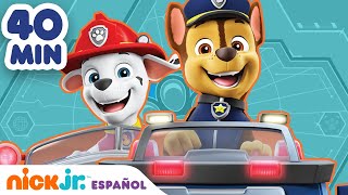 Paw Patrol Patrulla de cachorros  ¡40 MIN de rescates emocionantes  Nick Jr en Español [upl. by Eno964]