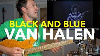 Guitar Teacher REACTS VAN HALEN quotBlack And Bluequot LIVE Tokyo Japan 1989 [upl. by Nolyarb]