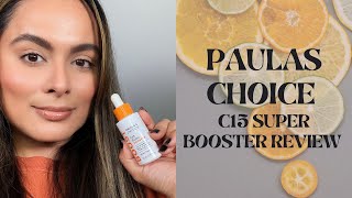 Paulas Choice C15 Super Booster Review  Nadia Vega [upl. by Ayotak]