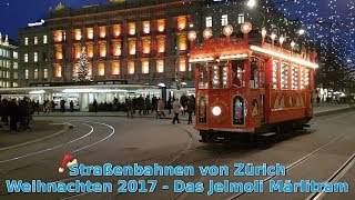 Straßenbahnen von Zürich  Das Jelmoli Märlitram [upl. by Sayles]