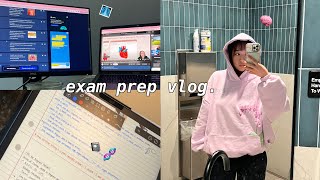 UNI STUDENT study vlog taking my TEAS exam very caffeinated days I love being stressed [upl. by Christyna235]