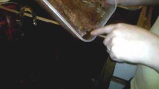 How to Make Biltong Part 3  Putting Meat onto Hooks [upl. by Eyahsal]