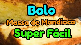 3 Delicioso Bolo de Mandioca Super fácil [upl. by Annayoj]