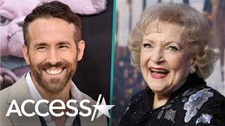 Ryan Reynolds Hilariously Reacts To Betty White Relationship Comment [upl. by Jolenta]