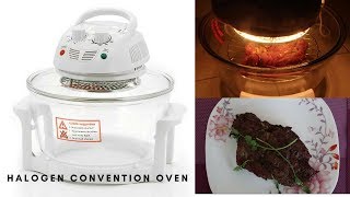 COOKING STEAK USING THE HALOGEN CONVECTION OVEN [upl. by Dobson]