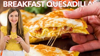 BREAKFAST QUESADILLAS  3 Easy Ways [upl. by Llennol319]