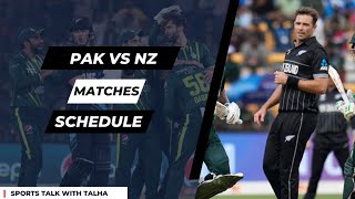 🇵🇰Pakistan vs 🇳🇿New Zealand T20 Schedule 2024 pakvsnz trending schedule cricket t20 [upl. by Kristofer]