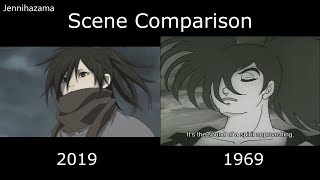 Hyakkimaru VS Demon  Dororo 1969 vs 2019  Dororo Comparison  どろろ シーン 比較 [upl. by Rednaxela]